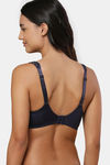 Triumph Padded Wired Full Coverage T-Shirt Bra - Navy Blue — thumbnail 3